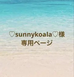 ♡sunnykoala♡様　専用ページ