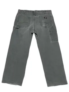 Dickies/ペインターパンツ/ダック/W38L30/ペンキヨゴレ/カーキ
