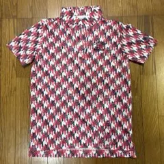 CUTTER & BUCK 総柄　半袖ゴルフシャツ