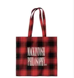 マッキントッシュ フィロソフィー 大人のチェック柄BIGトート