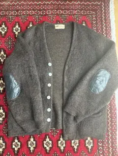 50s ヴィンテージ カーディガン モヘア　ブラウン