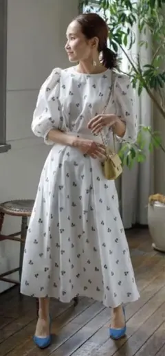 ブルレア刺繍スカートのサムネイル