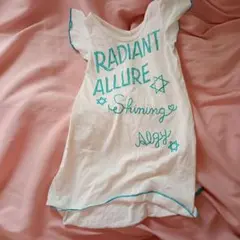 ALGY Tシャツ ホワイト ラメロゴのサムネイル