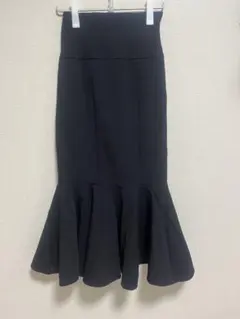 FRAY I.D ラウンドマチマーメイドスカート 黒 サイズ0