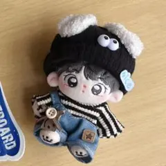 くま モコモコブルー】ちびぐるみ用 帽子 - メルカリ