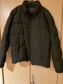 ブラック ダウンジャケット 内ポケット付き