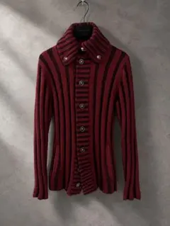 〔archive〕morgan homme stripe cardigan