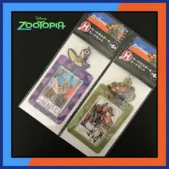 ズートピア　フィニック　ニック　ジュディ　Happyくじ　カードホルダー　カード
