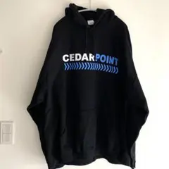 CEDAR POINT メンズパーカー 黒 2XL