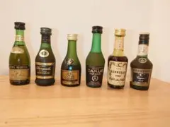 古酒 ミニボトル ブランデー コニャック 6本セット ヘネシー レミーマルタン
