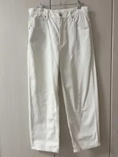 GU ホワイト カジュアルパンツ