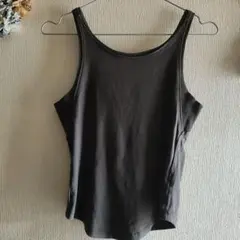 ★DIESEL★デザインが個性的！！ダークグレー ノースリーブ タンクトップ