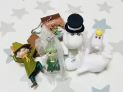 ムーミン スナフキン フローレン ムーミンパパ ガチャアイテムセット