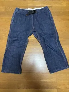 【WILD THINGS × KATO】デニムクロップドパンツ Lサイズ