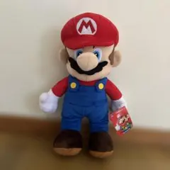当時物 タグ付き アバンティ スーパーマリオ ぬいぐるみ Lサイズ