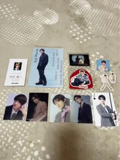 向井康二セット　SnowMan ステッカー　名刺　トランプ