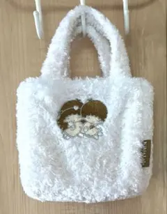 2003 平成サンリオ リトルツインスターズ キキララ ふわふわミニトートバッグ