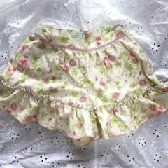 【美品】TOCCA 花柄 フリルスカート風　キュロット 120サイズ