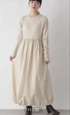 ローリーズファーム イソザイドッキングワンピース アイボリー