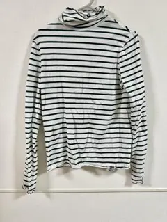 RODEO CROWNS ストライプ タートルネック Tシャツ フリーサイズ