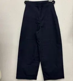 MACPHEE TOMORROWLAND コットンワイドパンツ ハイウエスト