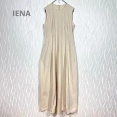 イエナ ハイツイスト コットン ツイルワンピース Aライン マキシ丈 フレア