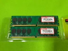 UMAX DDR3-4GB メモリー 4GB 2枚セット - メルカリ