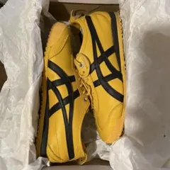 Onitsuka Tiger イエロー ブラック スニーカー