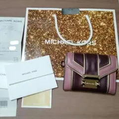 MICHAEL KORS カードケース 名刺入れ ボルドー