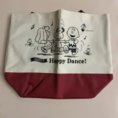 スヌーピー バイカラー トートバッグ Happy Danceのサムネイル