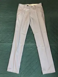 ユニクロ SLIM FIT グレー ストライプ チノパン 春夏秋 w79のサムネイル