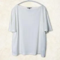 ✨H&M✨ ボートネック 夏定番 カジュアル オフィス ブラウス 白 M