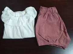 【90〜95cm】ベビー服 2着セット 女の子 夏服