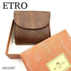 ETRO エトロ 折財布 PVC エナメル ペイズリーのサムネイル