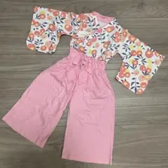 [新品] 七五三　お正月　女の子　袴セットアップ