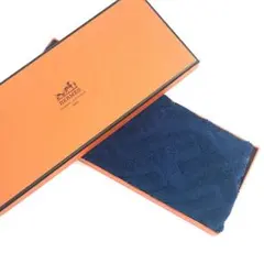 HERMES エルメス ハンドタオル ステアーズ ネイビー 新品 aq5807のサムネイル