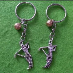 No.301 ゴルフキーホルダー　2個セット