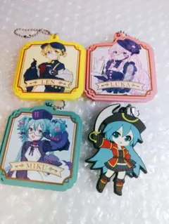VOCALOID　ラバーマスコット　4点セット