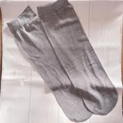 薄手靴下メンズ ソックス吸汗通気性 四季適用 ビジネスカジュアルライトグレー