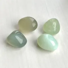 グリーン/ブルーカルセドニー タンブル 4点セット