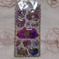 キラキラ　ウォーターinシール　キティ　マイメロ　クロミ