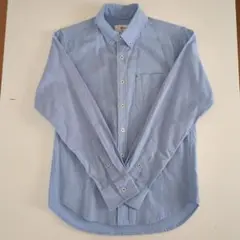 ikka ボタンダウンシャツ Sサイズ ライトブルー