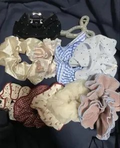 シュシュ ヘアクリップ ヘアアクセサリー まとめ売り