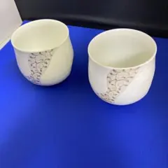 有田焼　パール唐草　ゆらりカップ2個