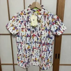VIVA HEART×planticaコラボ 総柄ポロシャツ　新品タグ付のサムネイル