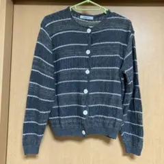 春秋用　カーディガン　長袖　ラメ