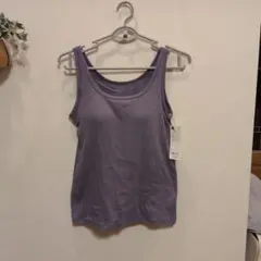 【未使用品】GU ブラフィールリブタンクトップ