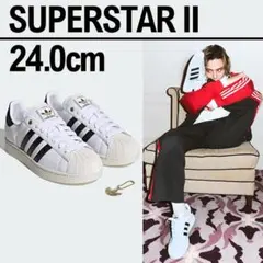 藤井風 adidas SUPERSTAR II 新品 24.0cm ホワイト