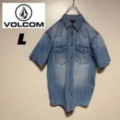 VOLCOM シャツ スノーボード VOLCOM ワークシャツ デニムシャツ