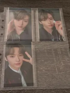 straykids スキズ　the sound トレカ　リノ　両面　3枚セット